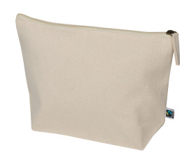 Fairtrade cotton toiletry bag