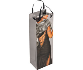 Gift bag man/woman - size for a wine bottle