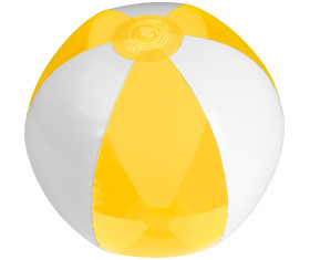 Strandball bicolour farbig/transparent