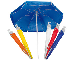 Parasol livré dans un étui plastique