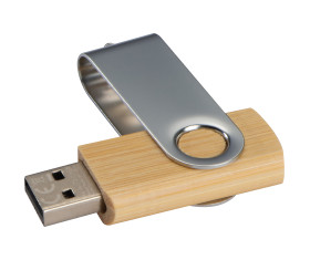 Clé USB Twist avec corps en bois moyen